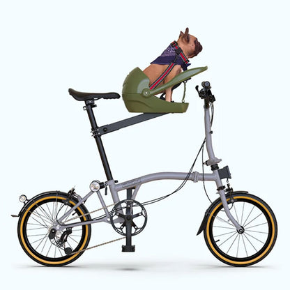 Avocado Green Dog Bicycle Seat