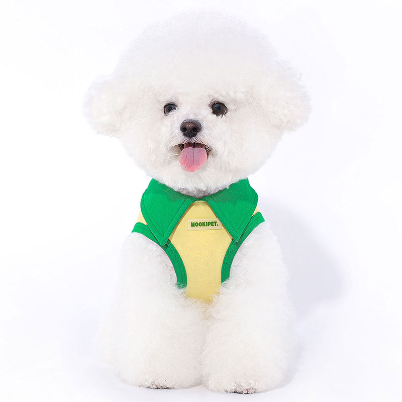 Bow Tie Polo Dog Cool Vest