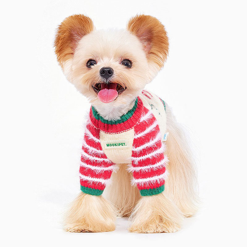 Christmas Gingerbread Man Dog Cozy Sweater