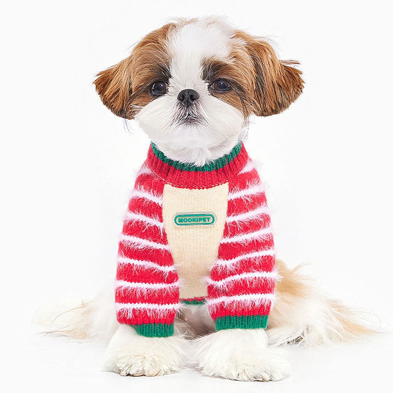 Christmas Gingerbread Man Dog Cozy Sweater