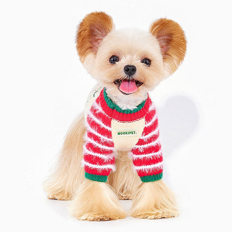 Christmas Gingerbread Man Dog Cozy Sweater