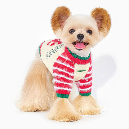 Christmas Gingerbread Man Dog Cozy Sweater