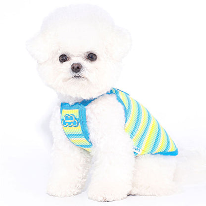 Cloud Stripe Dog Camisole Vest