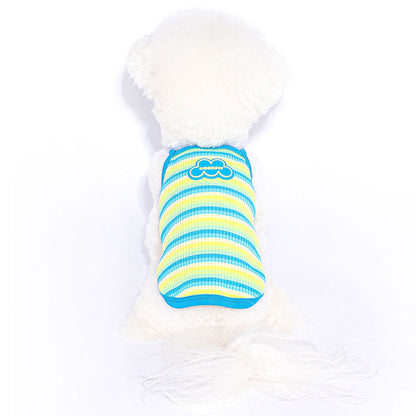 Cloud Stripe Dog Camisole Vest