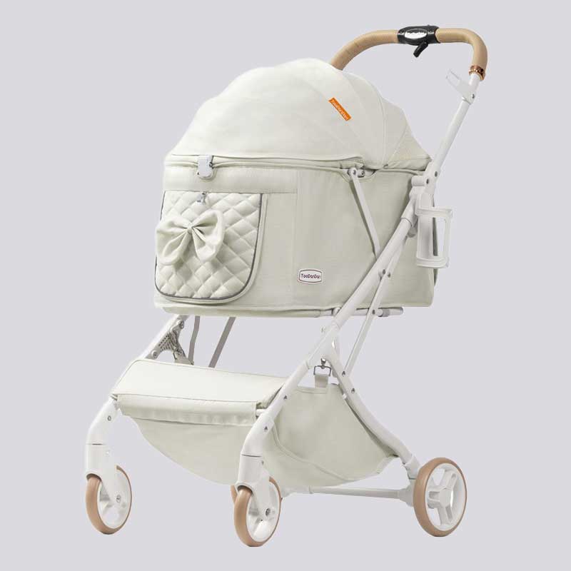 Elegant Bow All-in-One Dog Stroller