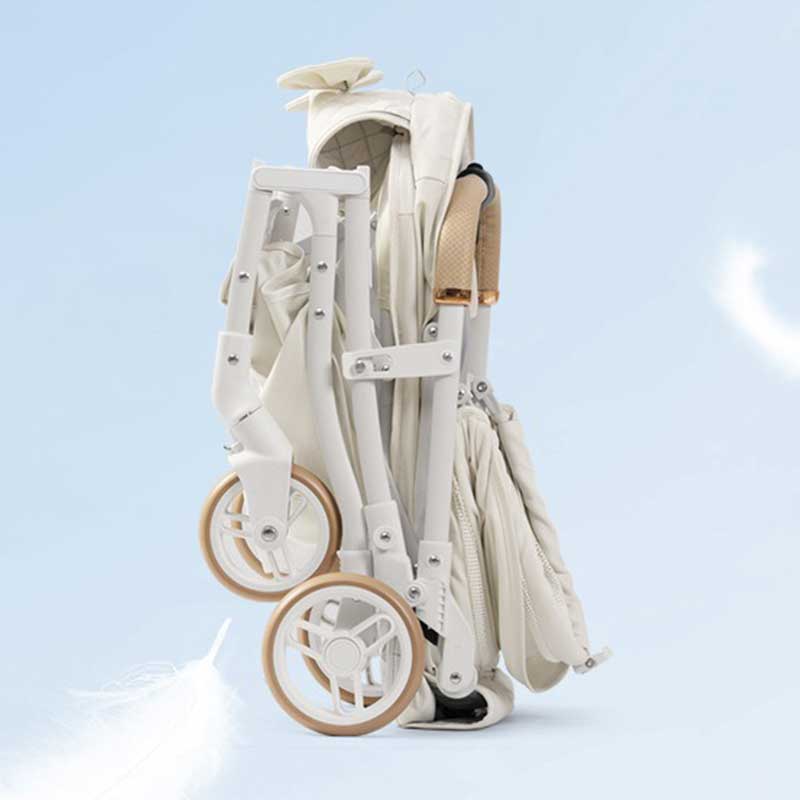 Elegant Bow All-in-One Dog Stroller Pram