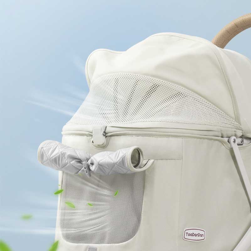 Elegant Bow All-in-One Dog Stroller Pram