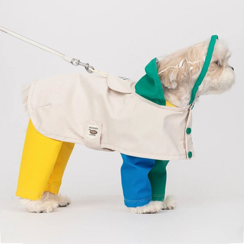 Hchouchou Dog Dustproof Raincoat Set