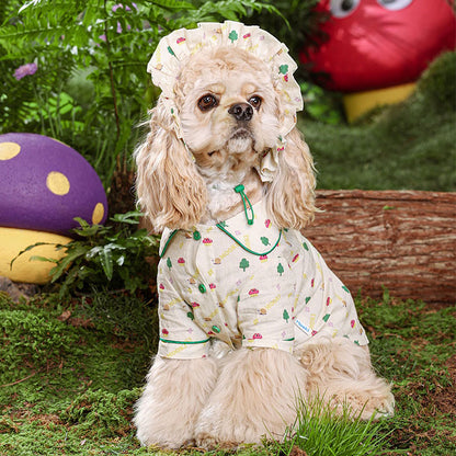 Nature Printed Pajamas Dog Clothes