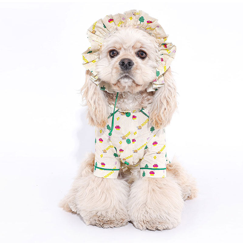 Nature Printed Pajamas Dog Clothes