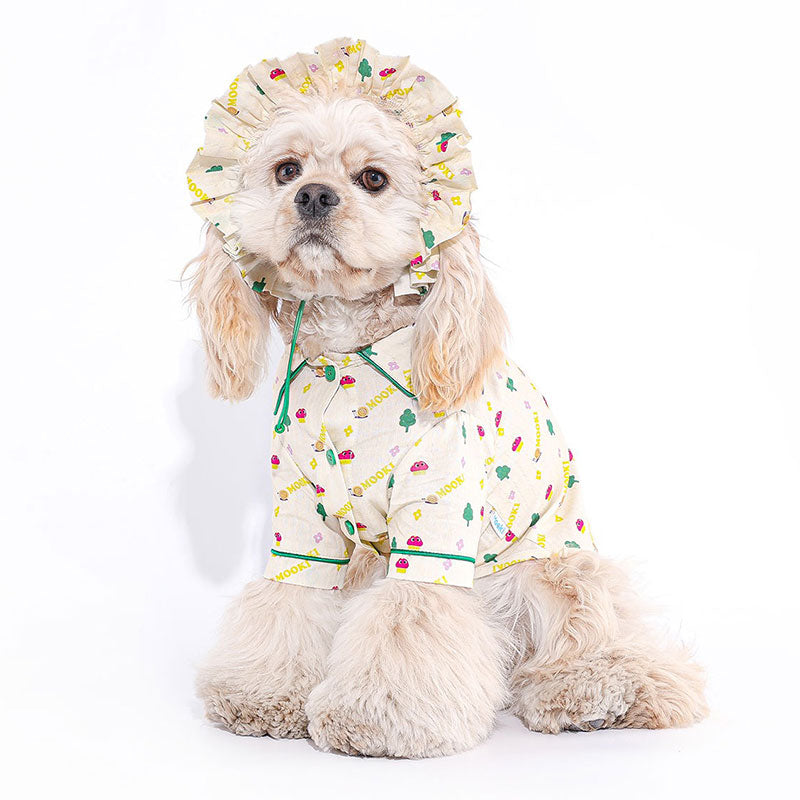 Nature Printed Pajamas Dog Clothes