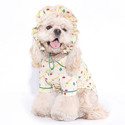 Nature Printed Pajamas Dog Clothes