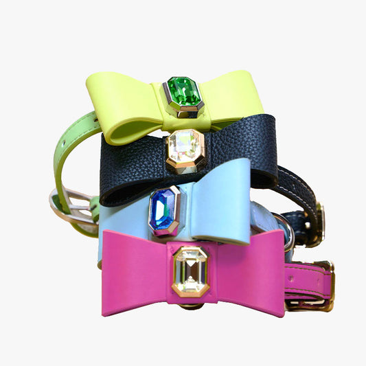 Olympus Jewel Bow Dog Collar