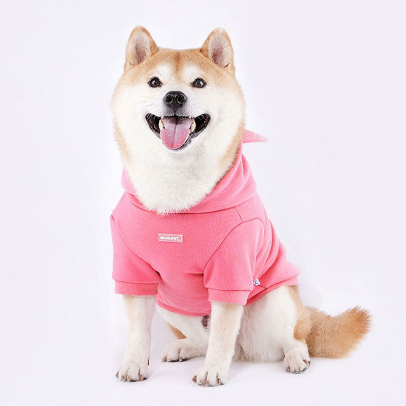 Pink Monster Wing Dog Hoodie Sweatshirt 