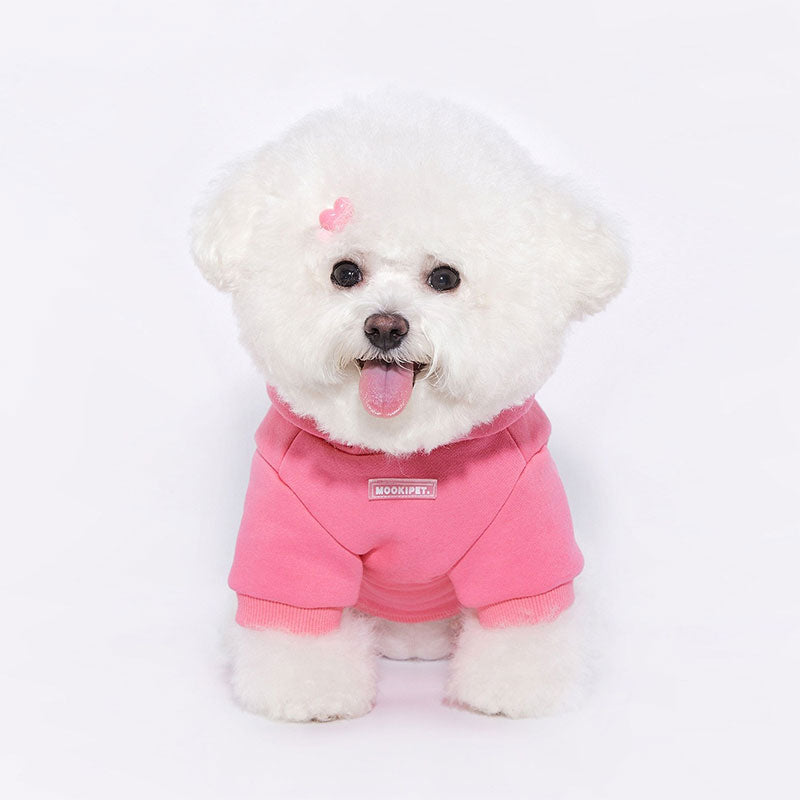 Pink Monster Wing Dog Hoodie Sweatshirt 