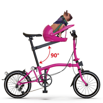 Pitaya Pink Dog Bicycle Seat