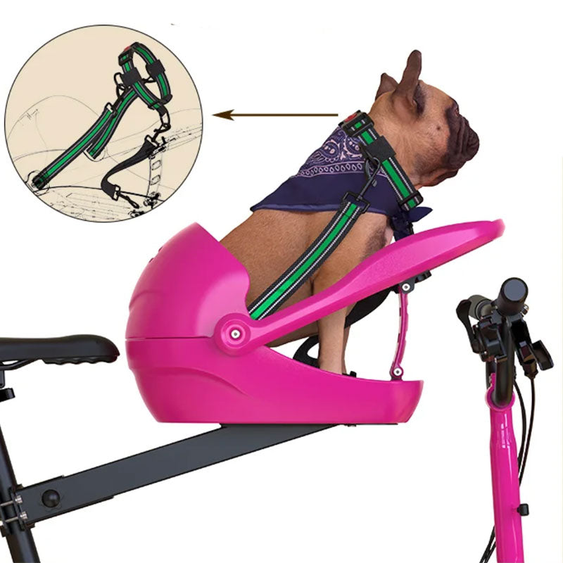 Pitaya Pink Dog Bicycle Seat