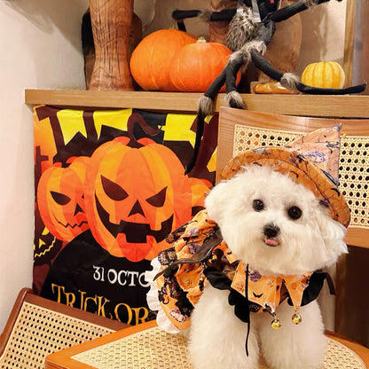 Pumpkin Curse Halloween Dog Costume Dress